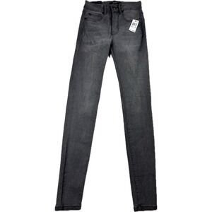 Numero Verona Ankle Jeans Women's 24 Gray Wash High Rise Skinny Stretch NWT